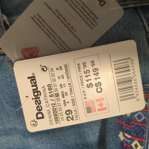 Desigual Catrina Denim Shorts - Picture 10 of 10